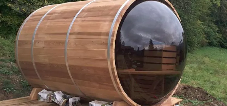 Panorama 4-Person Glass Cabin Sauna Maintenance in Newcastle, Ontario