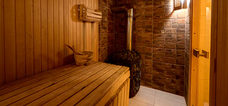 Traditional Sauna Cabin Conversion in Newcastle, Ontario