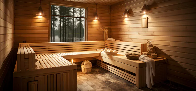 Traditional Sauna Design in Newcastle, ON