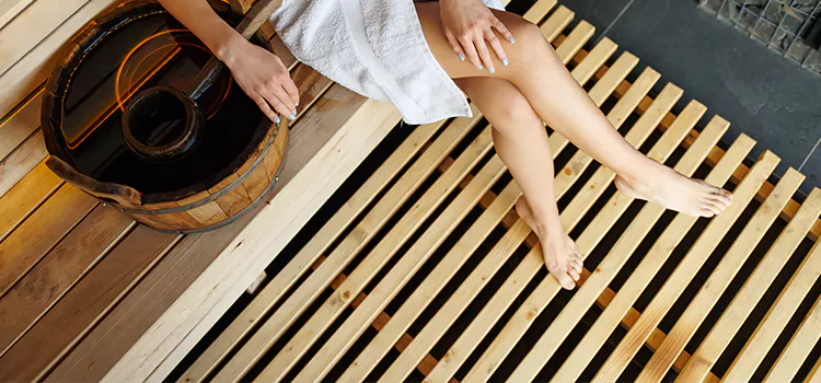 Composite Sauna Deck Installation in Newcastle, ON