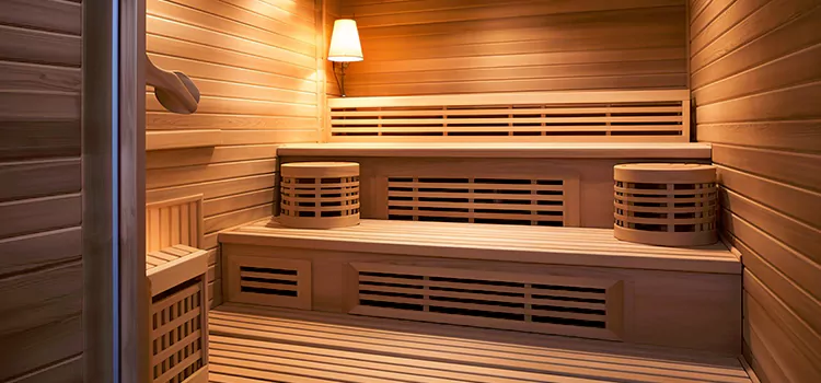 Outdoor Sauna Setup in Newcastle, ON
